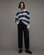 Renee Checked Crew Neck Relaxed Sweater  large image number 3