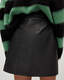 Piper Faux Leather Zip Up Mini Skirt  large image number 5