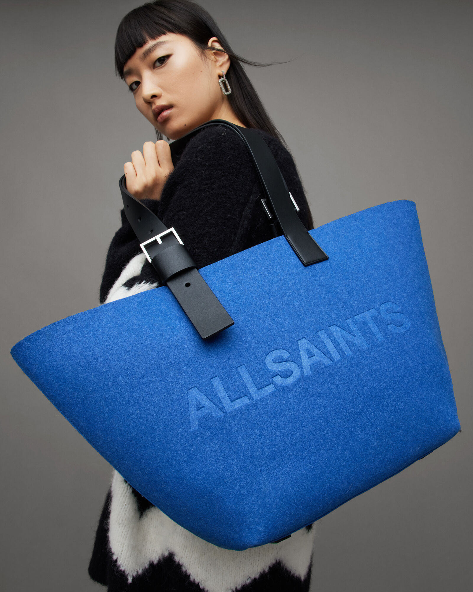 超目玉】 nylon 【レア】everyone logo (BLUE) bag tote トートバッグ