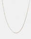 Curb Figaro Sterling Silver Mix Necklace  large image number 1