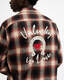Fortunado Long Sleeve Check Embroidered Shirt  large image number 1
