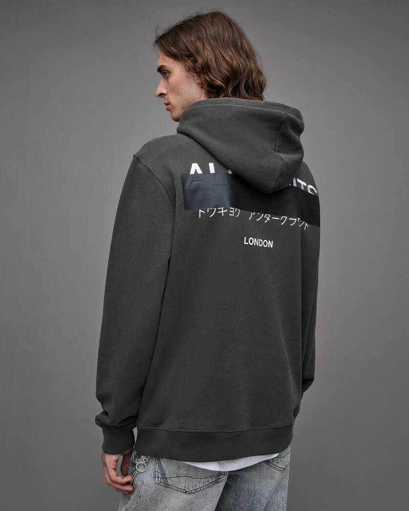 Redact Embroidered Logo Relaxed Hoodie  large image number 5