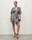 Ciara Ines Mochrome Printed Mini Dress  large image number 4