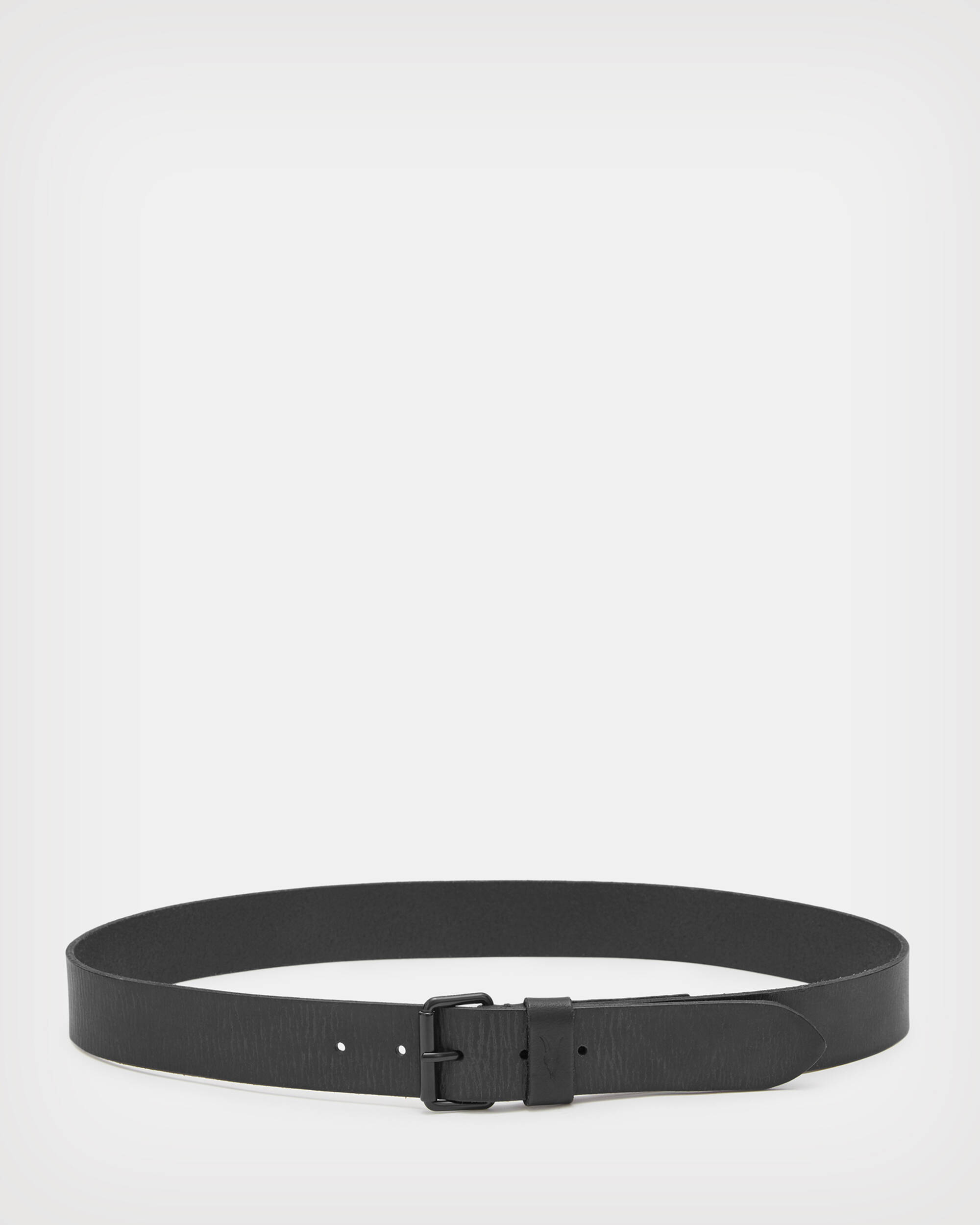 Dunston Leather Belt Black | ALLSAINTS US