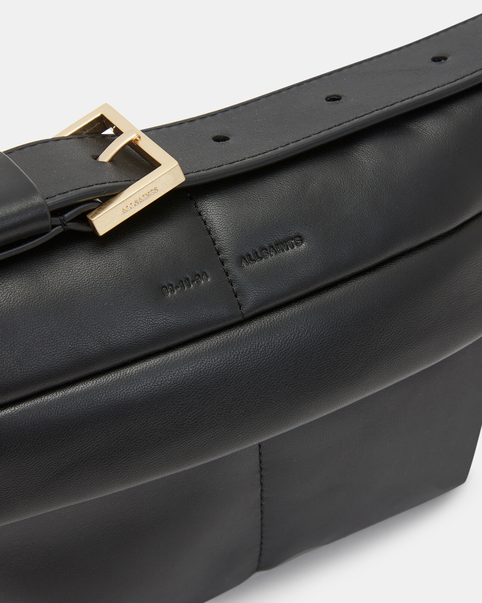 Colette Quilt Leather Crossbody Bag Black ALLSAINTS US