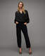 Abi Long Sleeve Draped Wrap Over Top  large image number 3