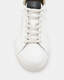 Sheer Round Toe Leather Sneakers  large image number 3