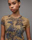 Ellie Diana Mesh Butterfly Print Top  large image number 3