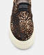 Slip Suede Leopard Print Sneakers  large image number 3