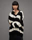 Lou V-Neck Stripe Sweater  large image number 1