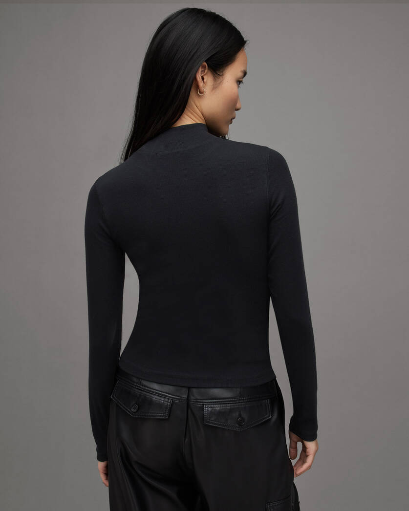 Rina Long Sleeve Roll Neck Top  large image number 5