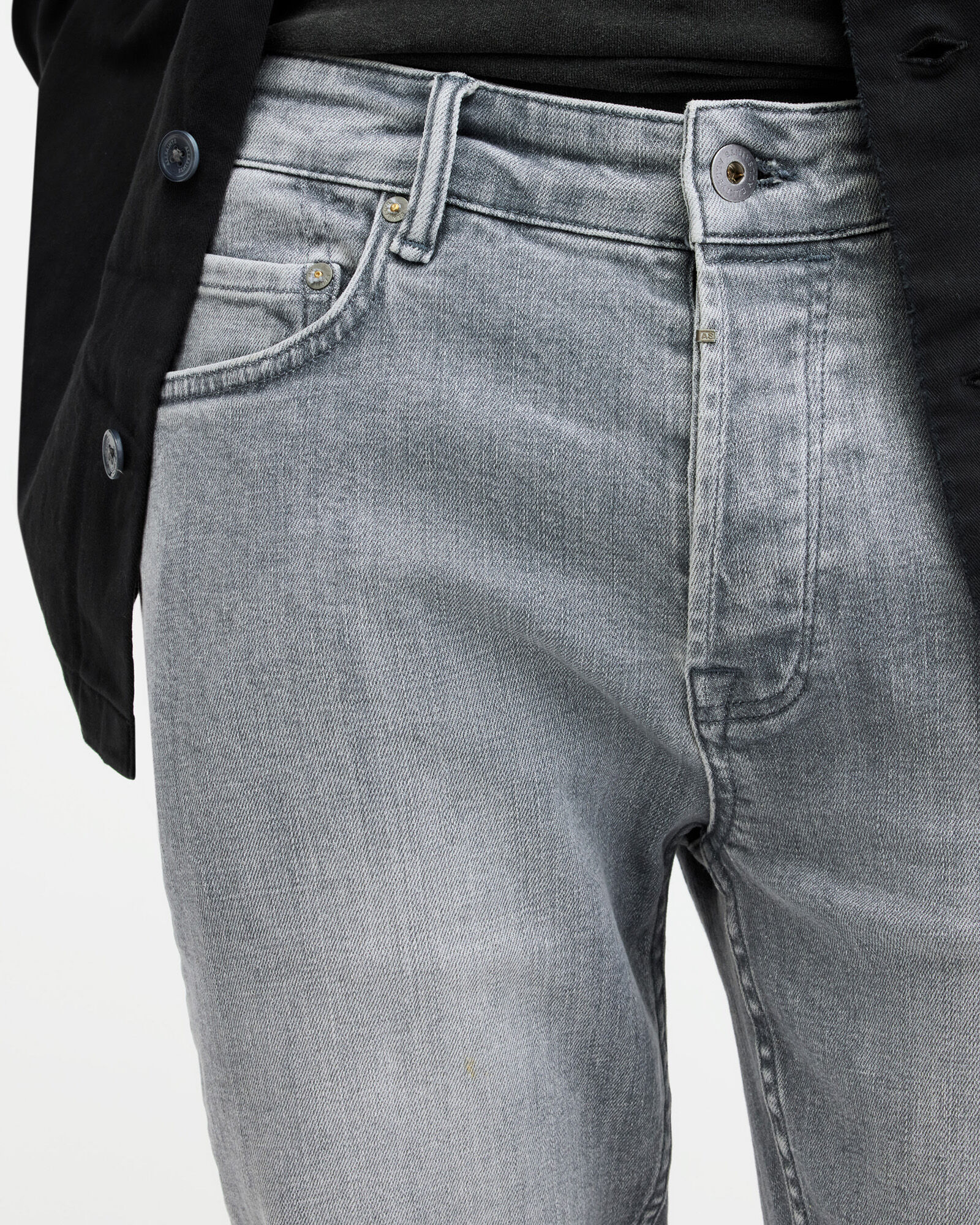 Detroit Light Gray Ripped Slim Fit Jeans – Men's Priorities