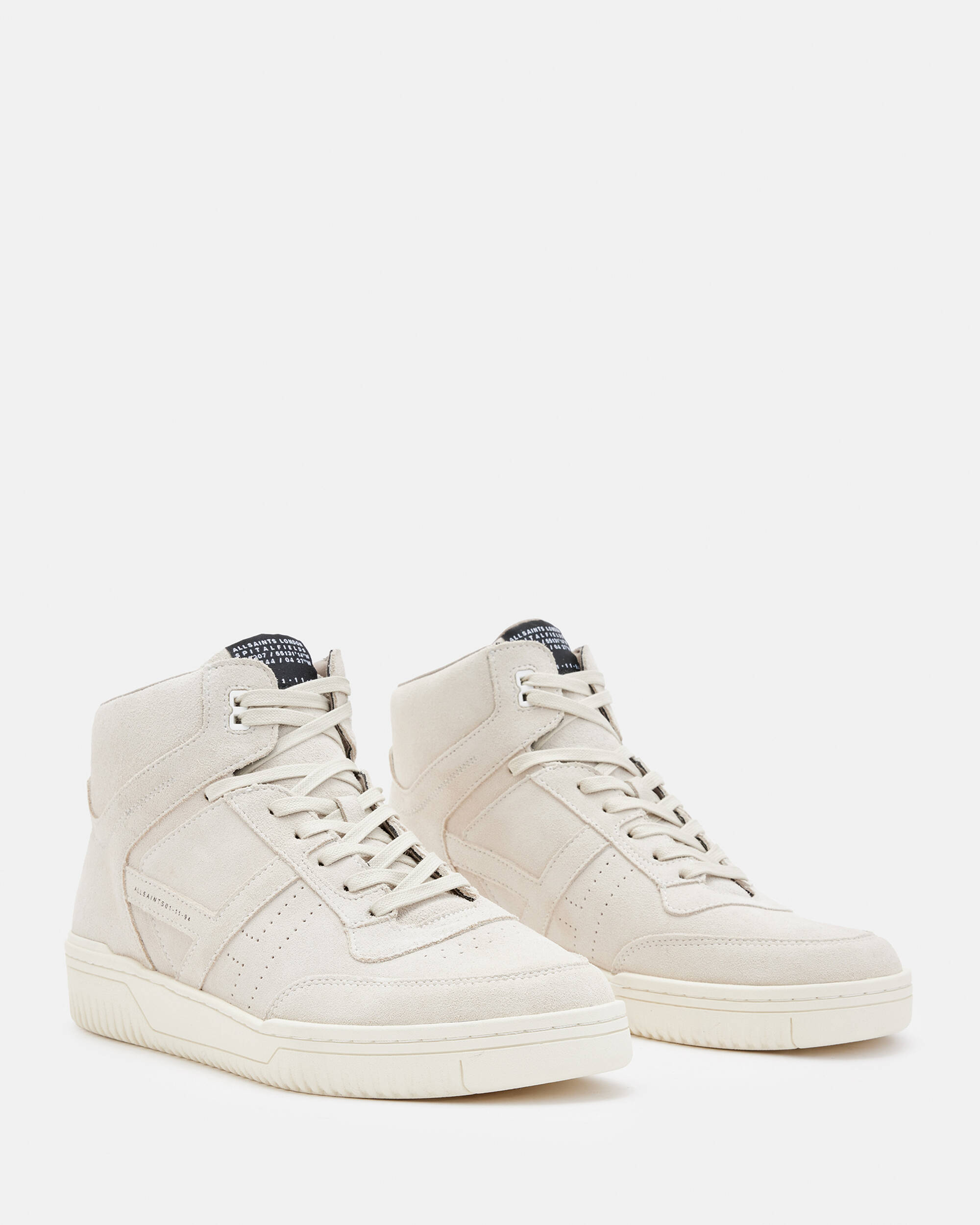 Pro Suede High Top Sneakers Taupe | ALLSAINTS US