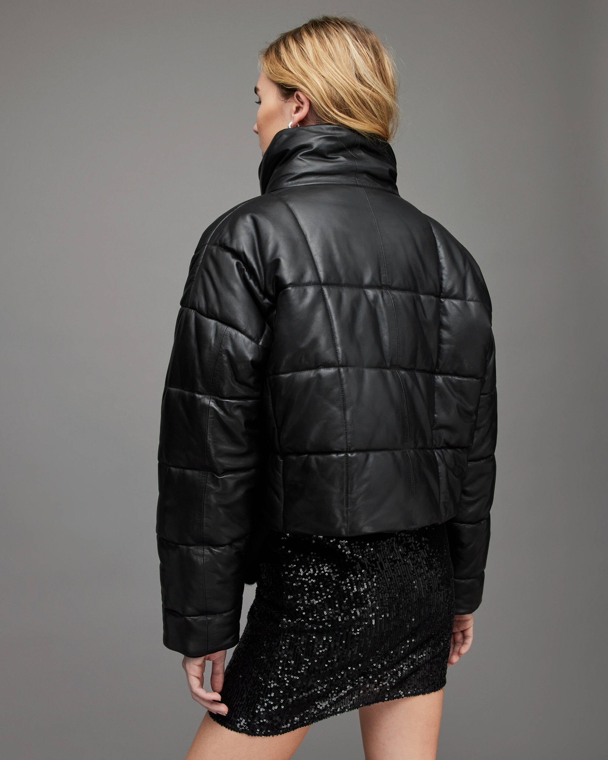 Petra Leather Puffer Jacket  large image number 5