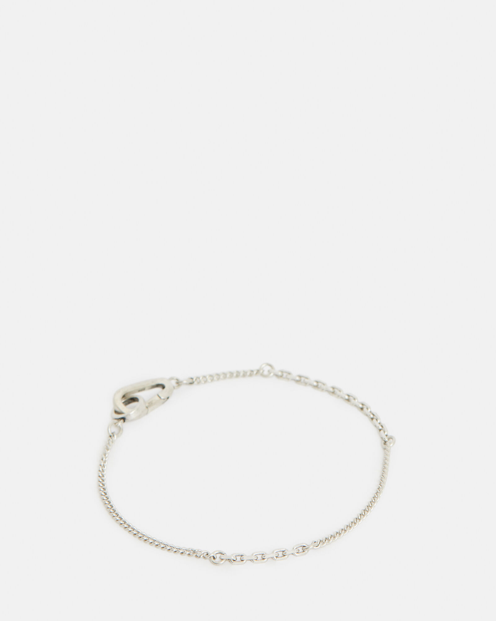 Cyrus Curb Chain Sterling Silver Bracelet
