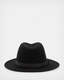 Bronson Wide Brim Wool Fedora Hat  large image number 4
