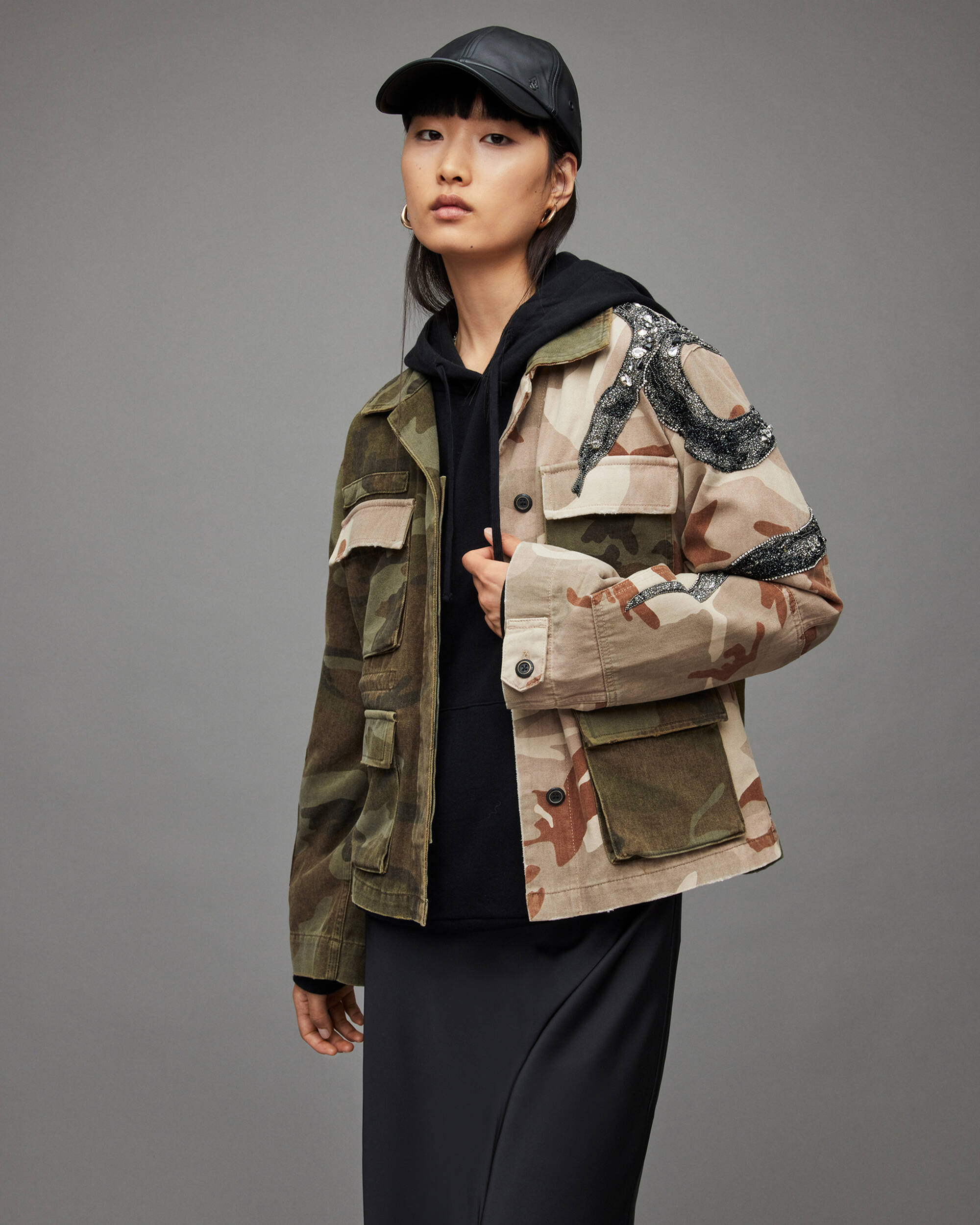 Finch Camouflage Jacket CAMO GREEN | ALLSAINTS US