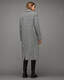 Alexis Star Checked Jacquard Wool Coat  large image number 7