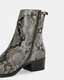 Bonham Snakeskin Effect Leather Boots  large image number 5