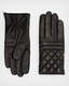 Jord Quilted Leather Gloves  large image number 1