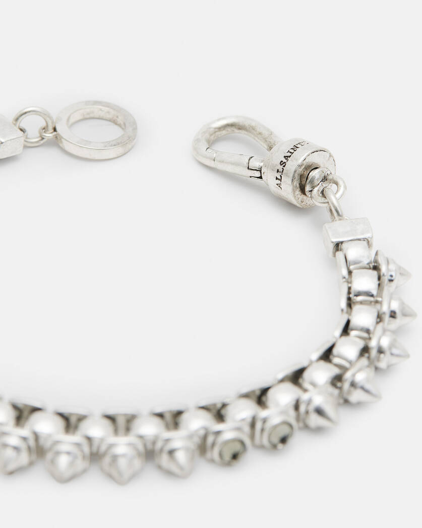 DIAM SLVR/BLCK Box US Bobbie ALLSAINTS Studded Bracelet | WRM Chain