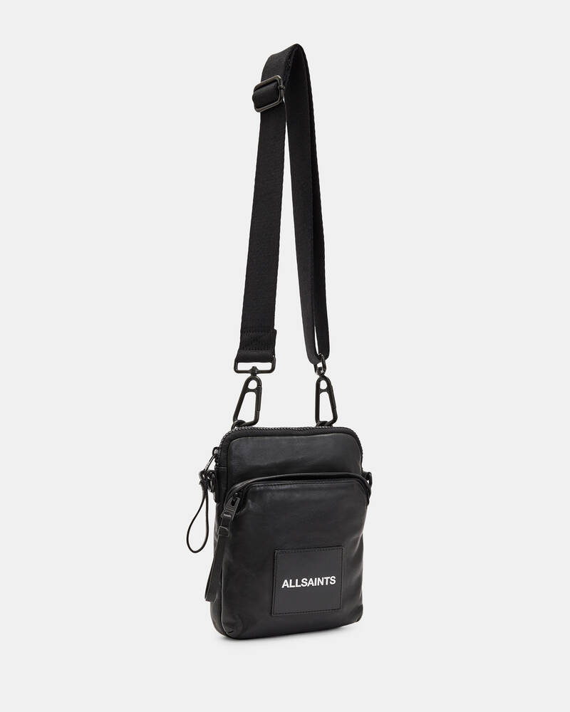 Falcon Crossbody Pouch Bag Black | ALLSAINTS US