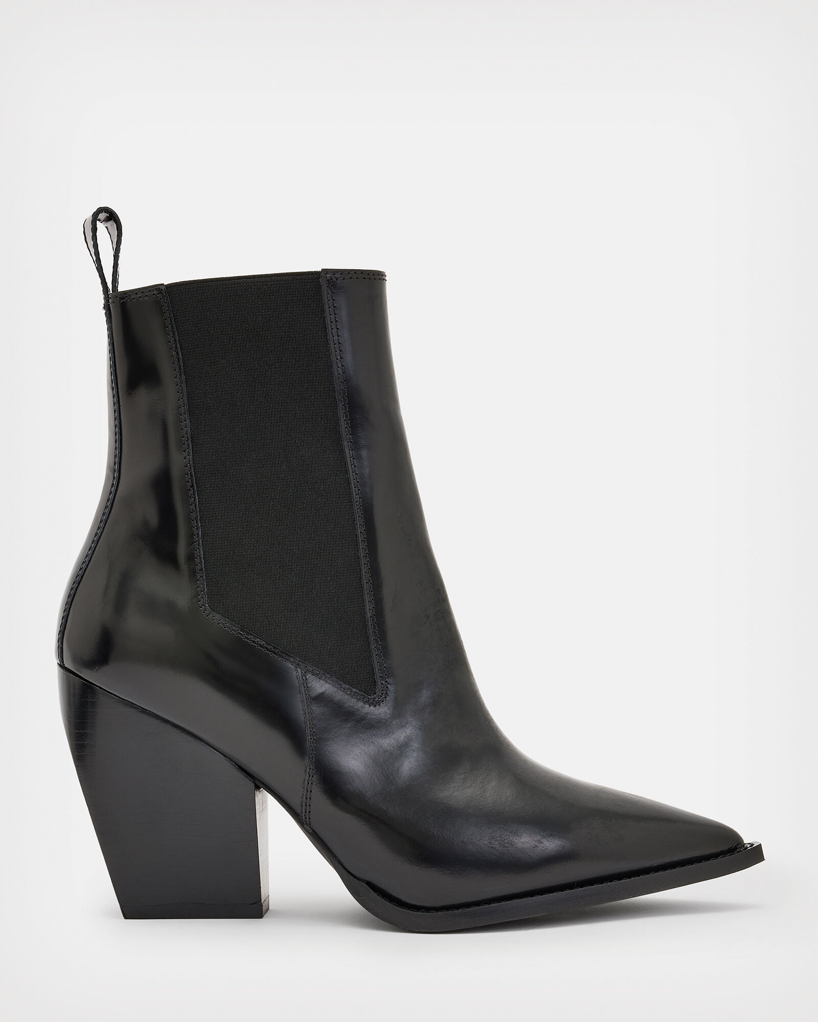 Ria Leather Boots Black | ALLSAINTS US