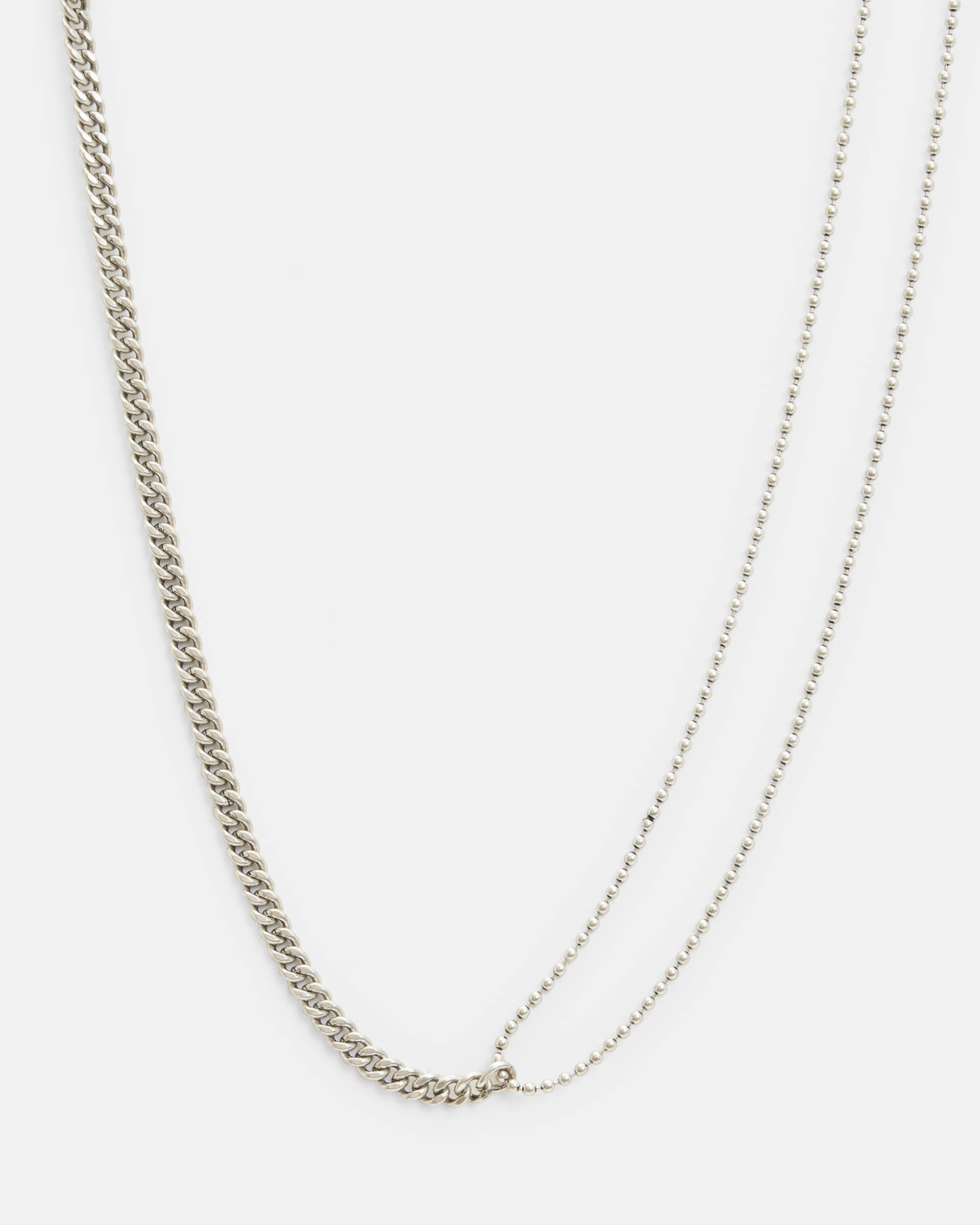 Cai Sterling Silver Mixed Chain Necklace