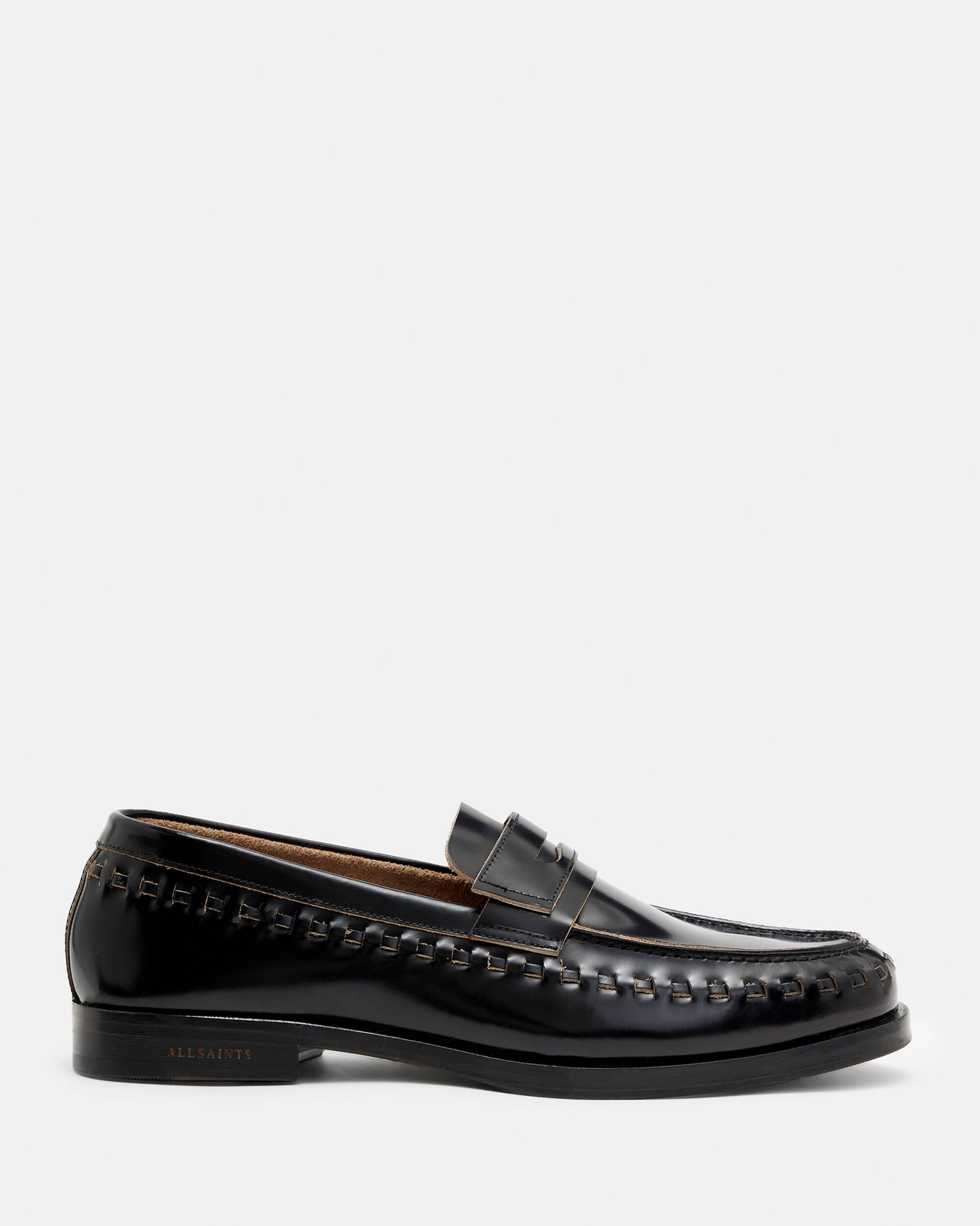 Sammy High Shine Leather Loafers  large image number 1
