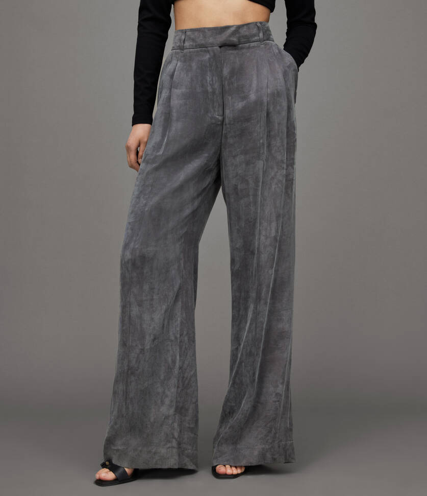 Elle Lightweight Relaxed Fit Suit Grey