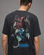 Space Dragon Graphic Relaxed T-Shirt  large image number 1