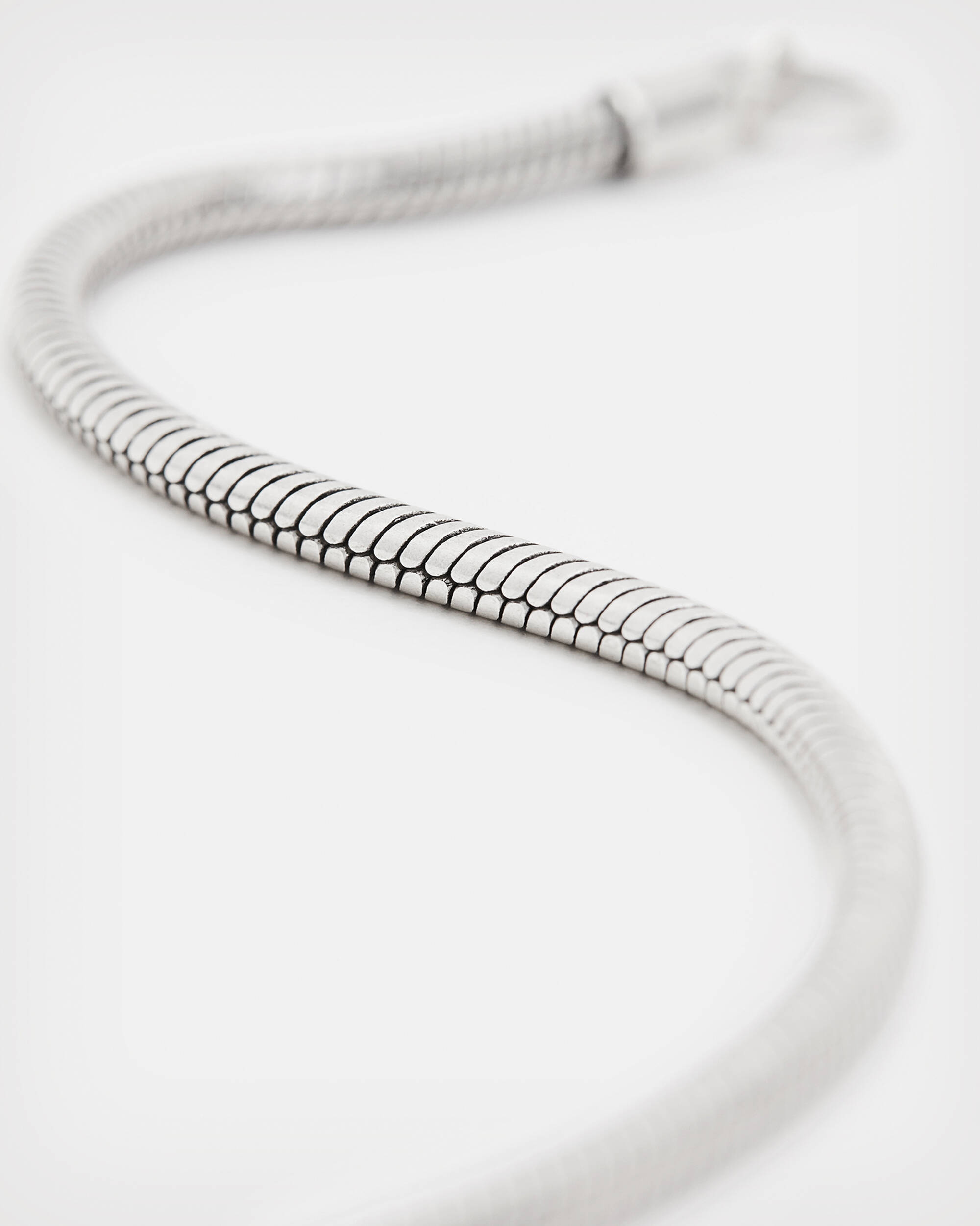 Snake Sterling Silver Chain Bracelet  large image number 3