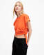 Mira Cropped Side Drawcord T-Shirt  large image number 4