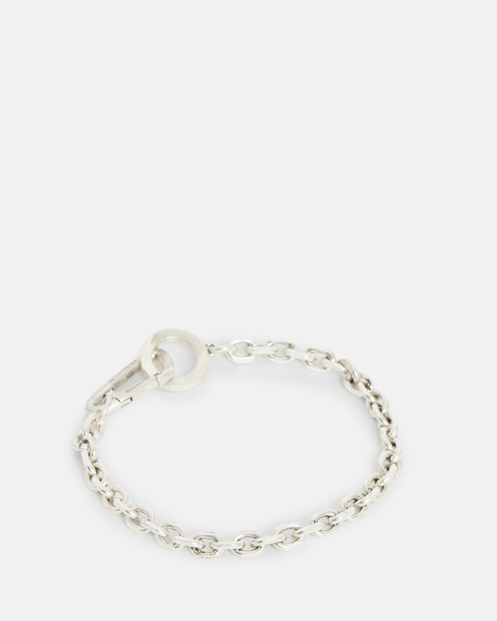 Geo Sterling Silver Chain Bracelet