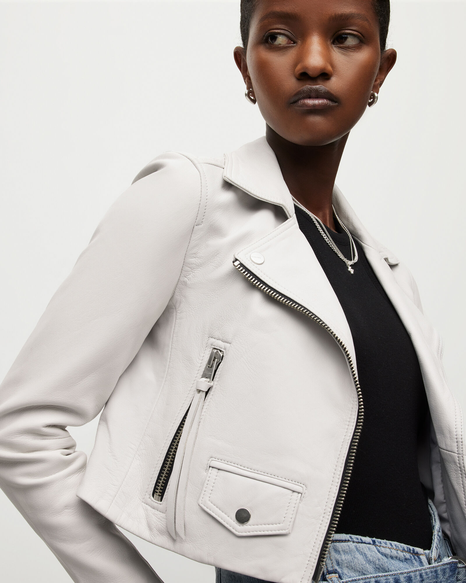 Women's Cropped Leather Jackets 