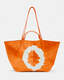Hannah Tie Dye Leather Tote Bag  large image number 1