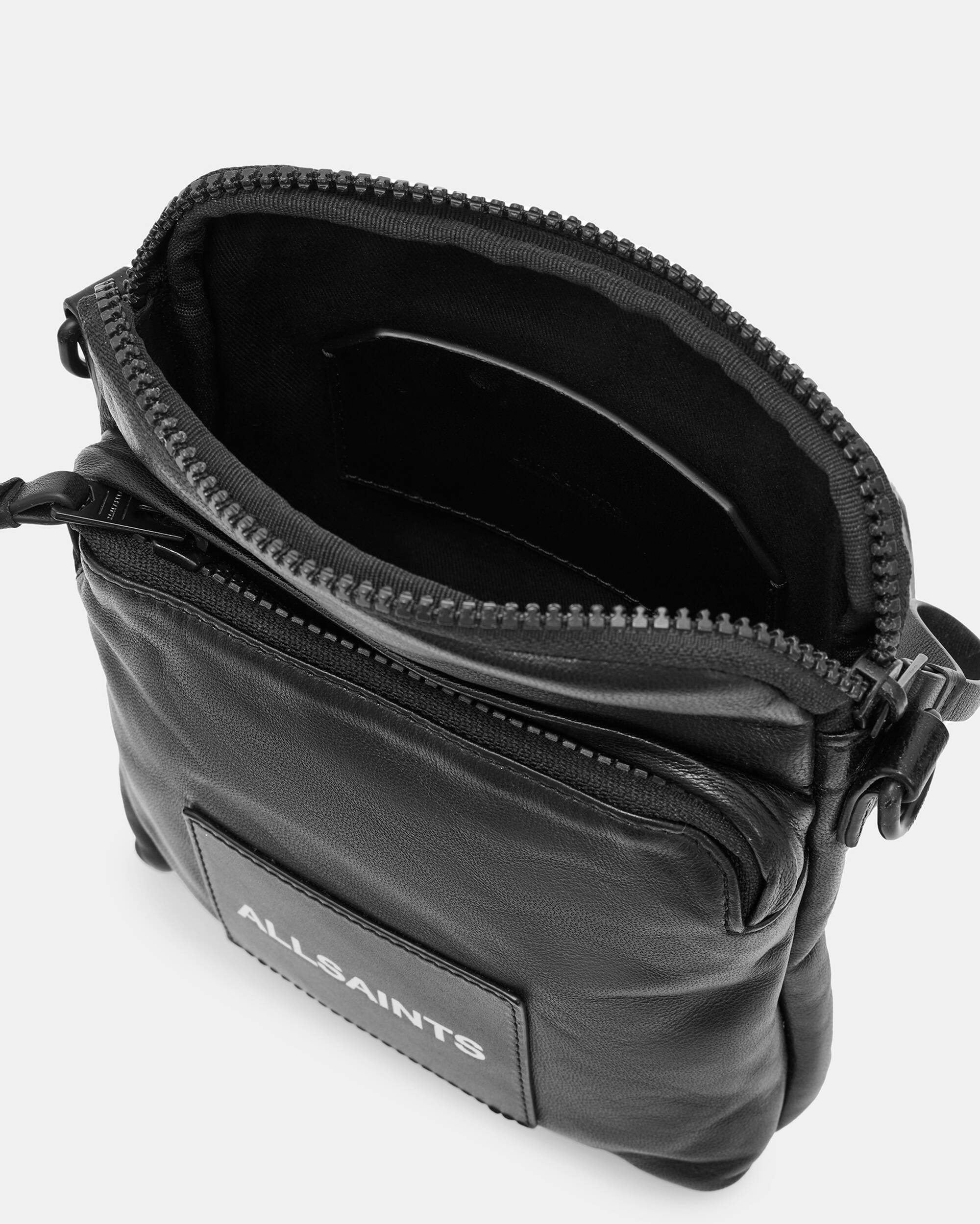 Falcon Crossbody Pouch Bag Black | ALLSAINTS US