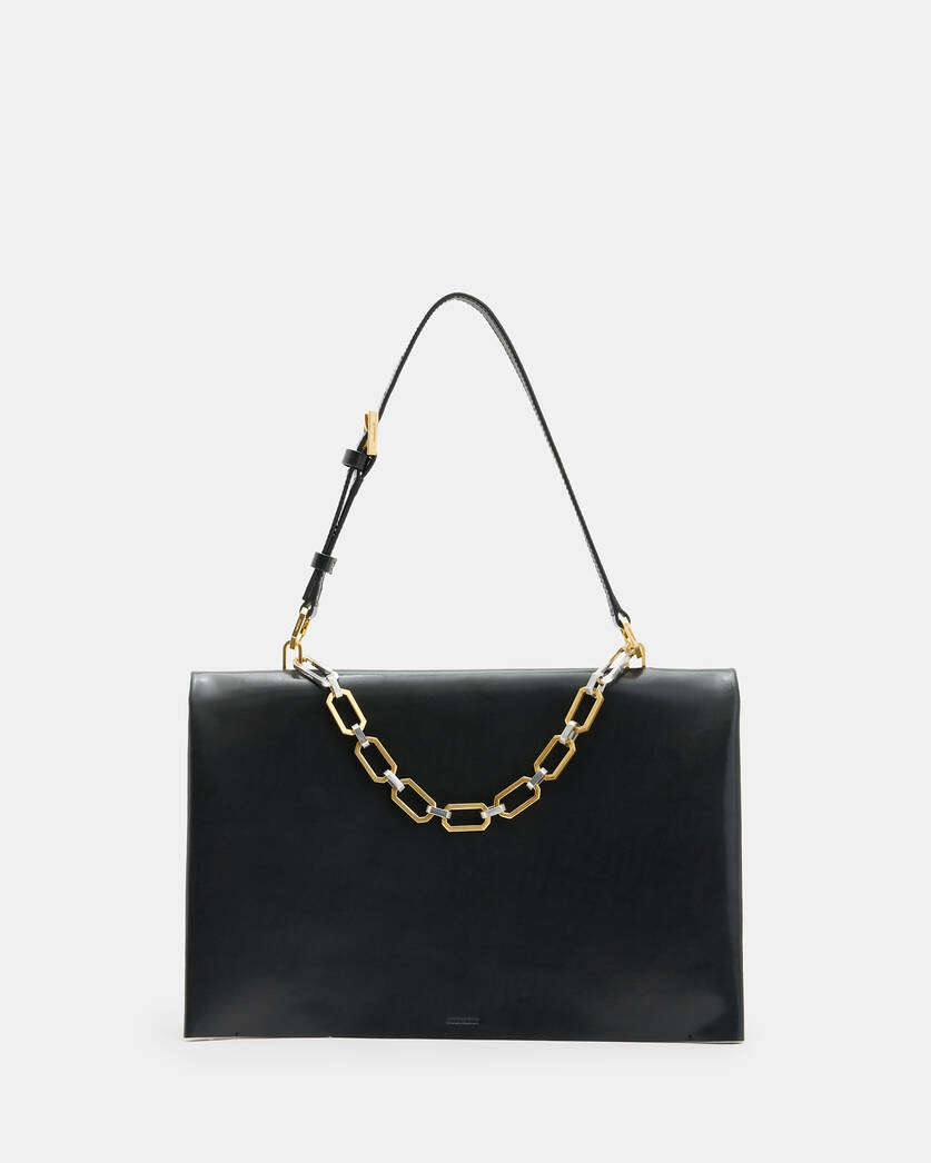 Luca Chain Leather Bag  large image number 1
