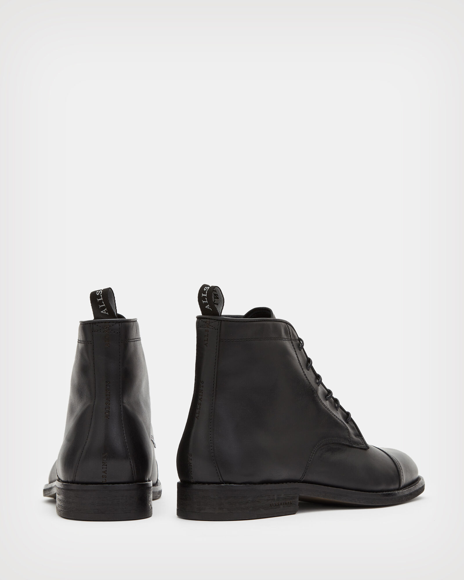Harland Leather Boots Black | ALLSAINTS US