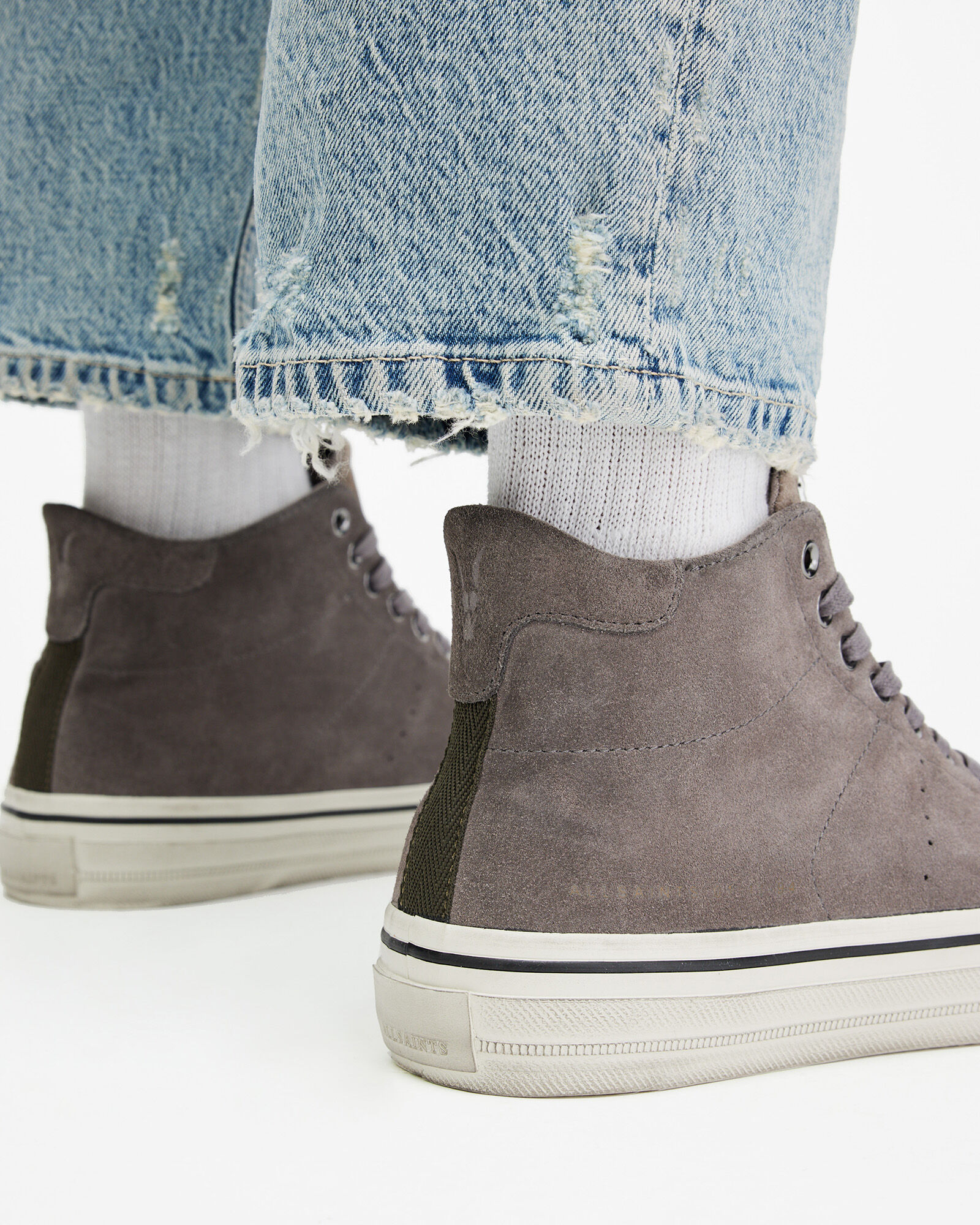 Fear Of God Grey 101 Lace Up Sneakers, $375 | SSENSE | Lookastic