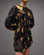 Jemima Silk Blend Aretha Wrap Mini Dress  large image number 4