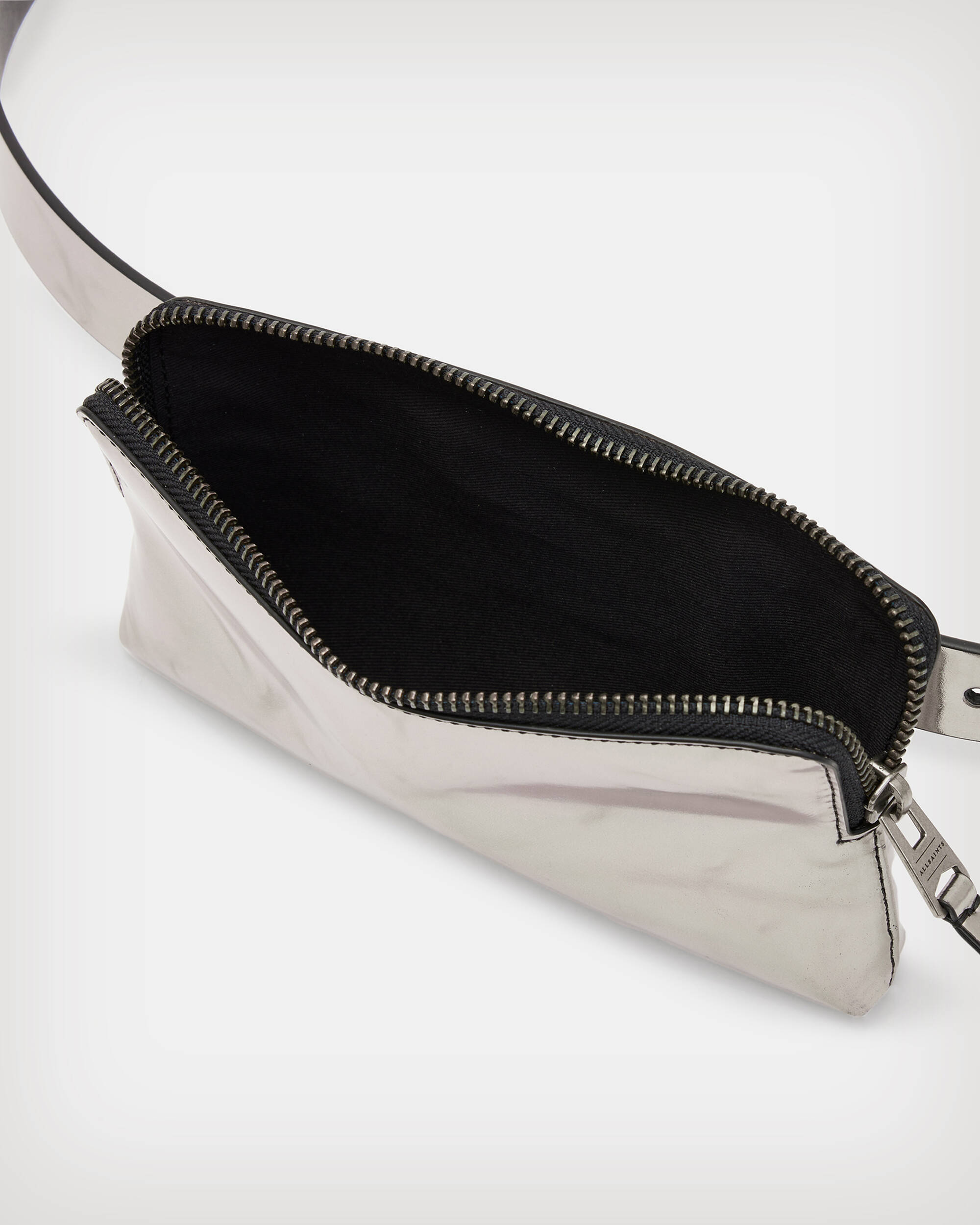 Lila AllSaints Metallic Leather Belt Bag  large image number 3