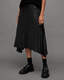 Sylvy Pleated Faux Leather Midi Skirt  large image number 2