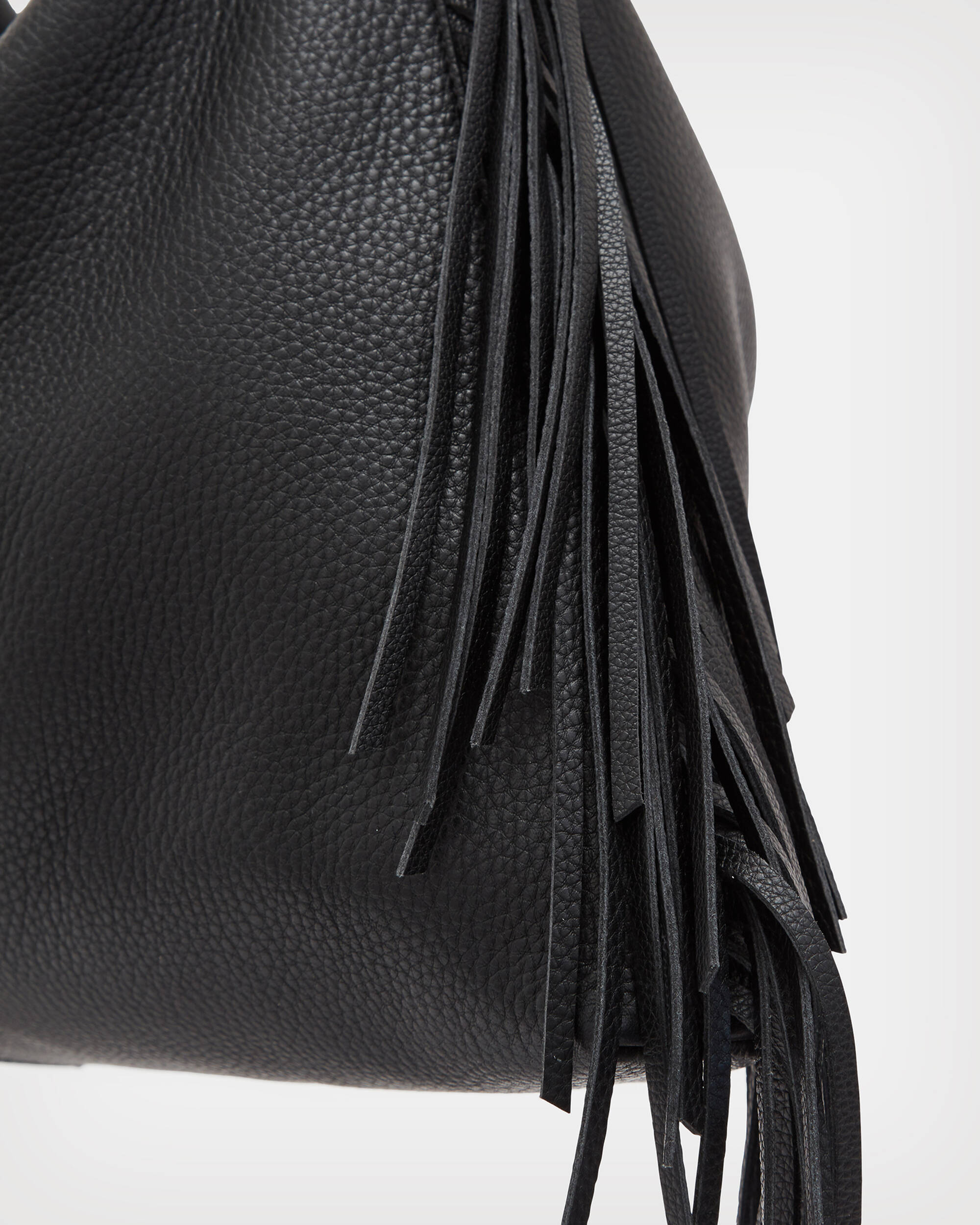 Edbury Leather Fringed Shoulder Bag  large image number 5
