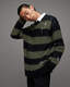 Sid Oversized Striped Crew Neck Sweater  large image number 1