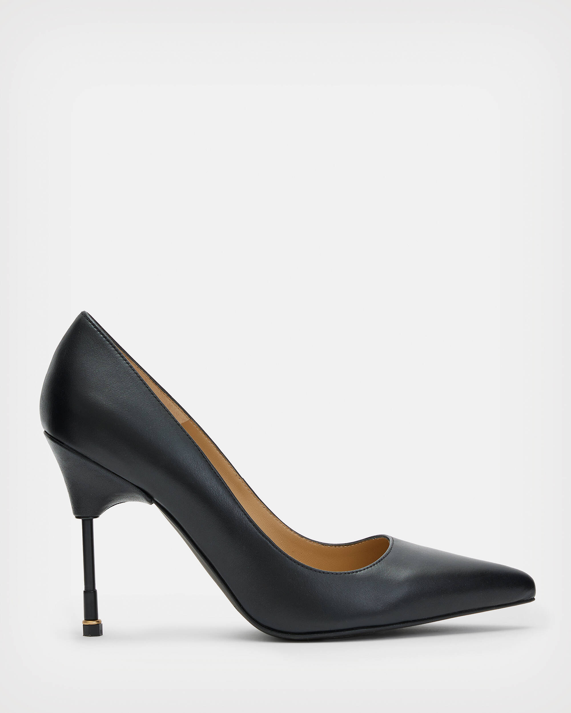 Nova Leather Court Shoes Black | ALLSAINTS US