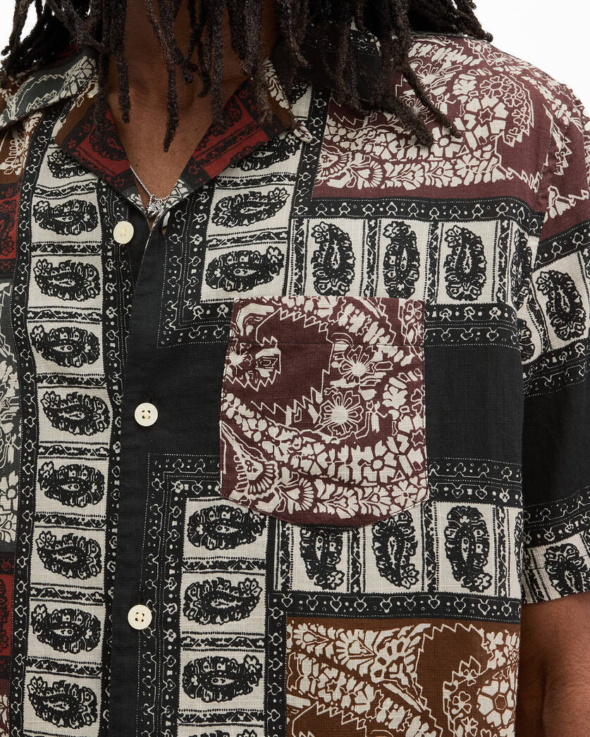 Marquee Paisley Print Relaxed Fit Shirt  large image number 4