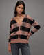 Renee Checked V-Neck Relaxed Cardigan  large image number 2
