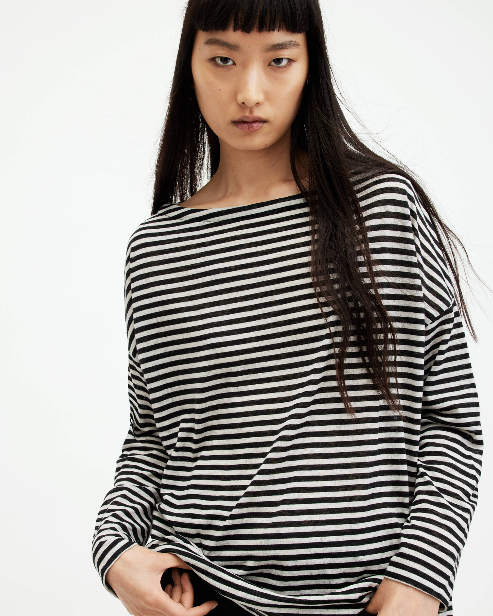 Rita Oversized Striped T-Shirt  large image number 2