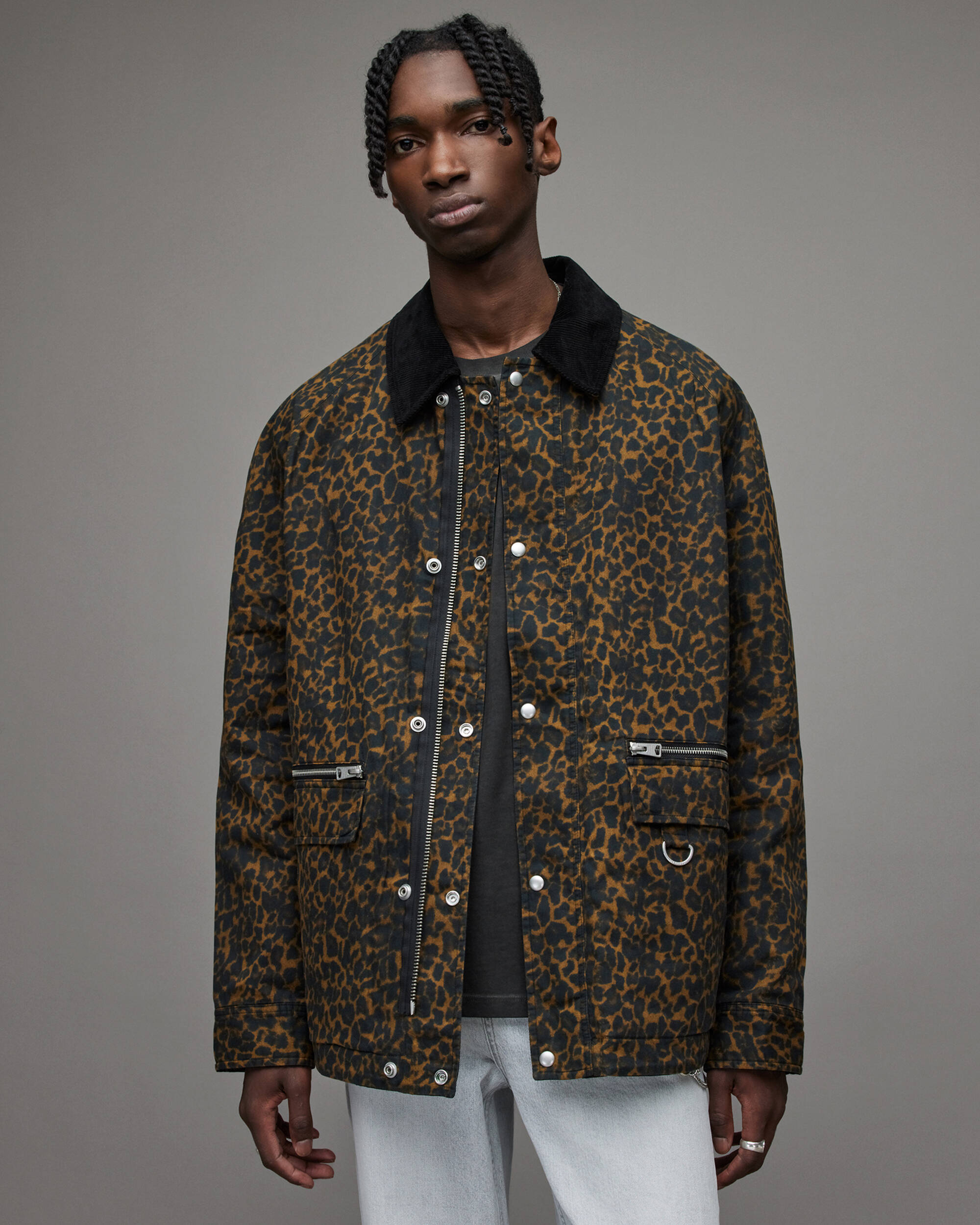 Vanian Leopard Print Reversible Jacket  large image number 1